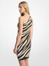 Studded Tiger Jacquard Mini Dress michael kors studded tiger jacquard mini dress