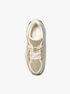 michael kors toni embellished linen blend trainer