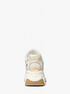 Zuma Leather and Nylon Trainer michael kors zuma leather and nylon trainer