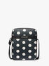 Cooper Polka Dot Signature Logo Flight Bag michael kors cooper polka dot signature logo flight bag