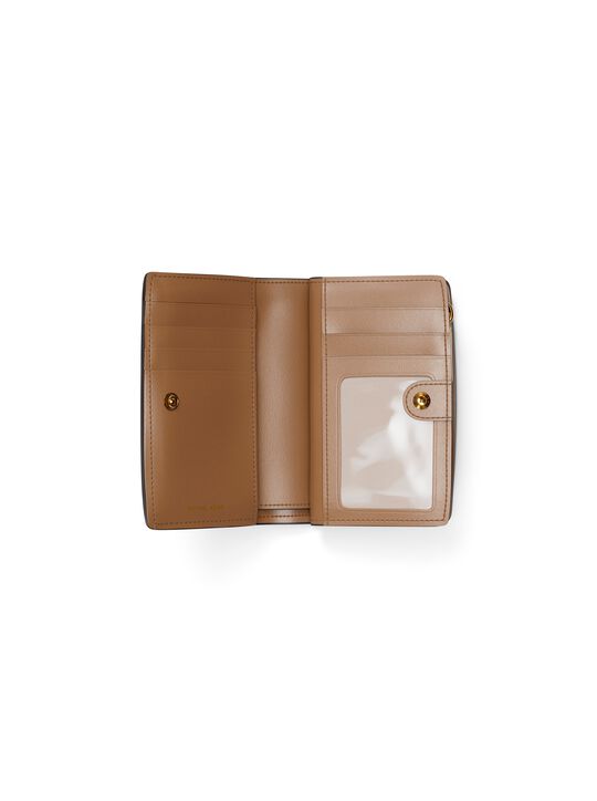 Bryant Medium Logo-Embossed Leather Wallet michael kors bryant medium logo embossed leather wallet