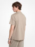 Logo Embossed Cotton T-Shirt michael kors logo embossed cotton t shirt