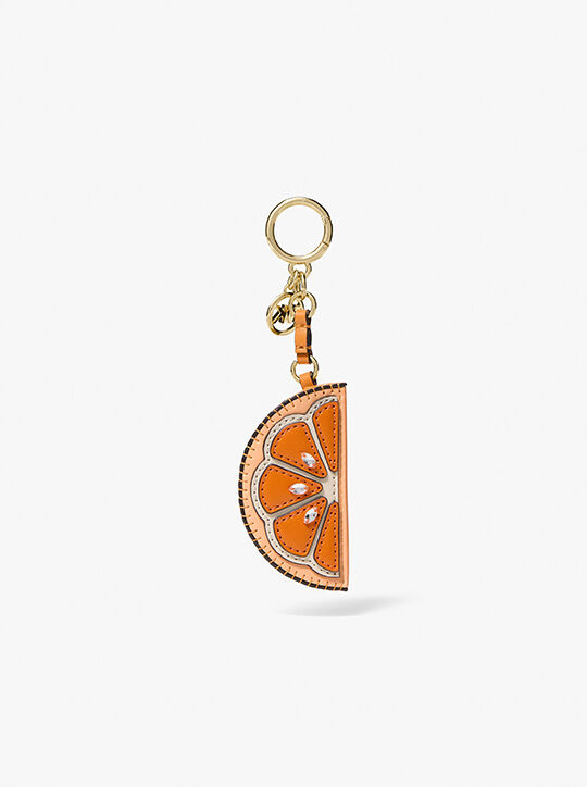 michael kors orange bag charm