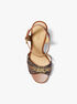 michael kors tiffanie empire signature logo sandal