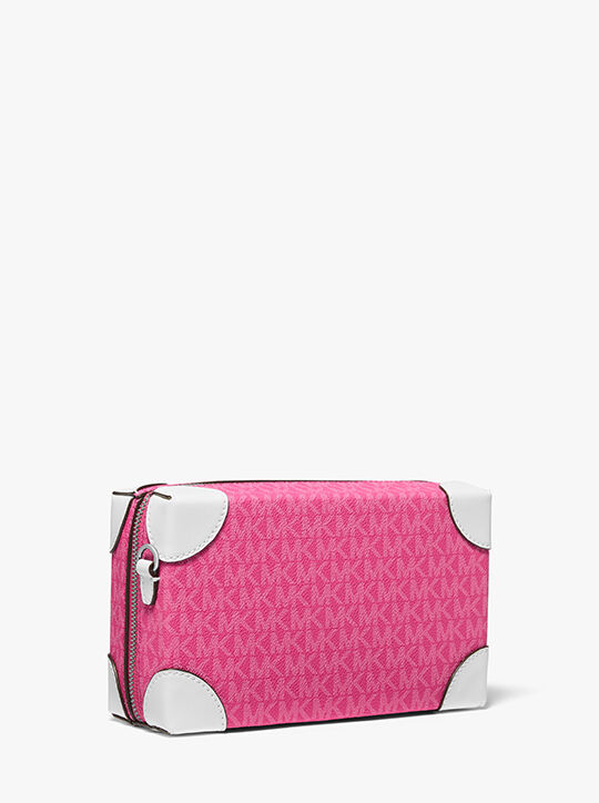 Jeanie Small Embellished Signature Logo Crossbody Bag michael kors jeanie small embellished signature logo crossbody bag