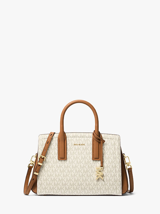 حقيبة ليلى الصغيرة بشعار الماركة michael kors حقيبة ليلى الصغيرة بشعار الماركة