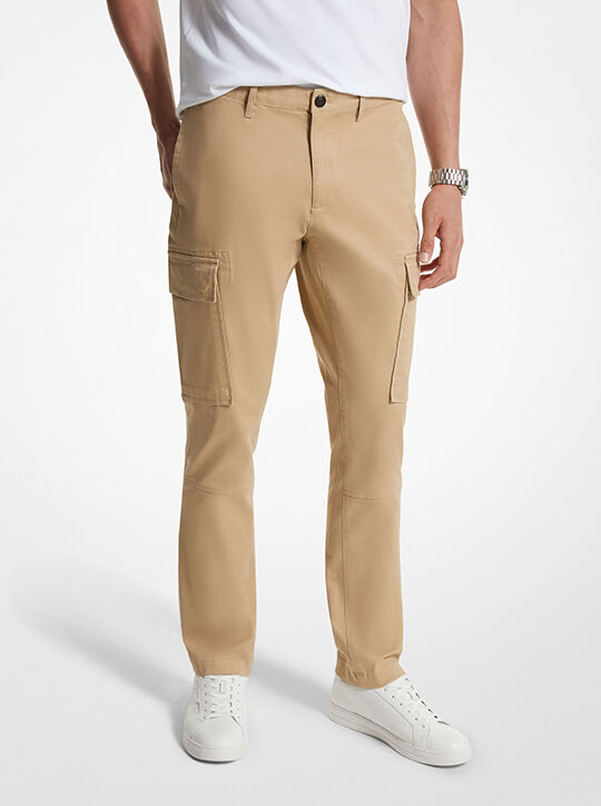 michael kors stretch organic cotton cargo pants