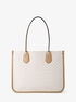 Heidi Large Signature Logo Stripe Tote Bag michael kors heidi large signature logo stripe tote bag
