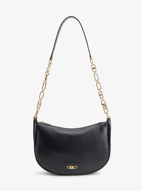 Kendall Large Leather Messenger Bag michael kors kendall large leather messenger bag