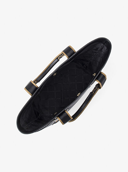 Maeve Large Logo Tote Bag michael kors maeve large logo tote bag