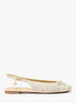 Piper Signature Logo Slingback Ballet Flat michael kors piper signature logo slingback ballet flat