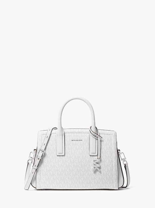 Laila Small Signature Logo Satchel michael kors laila small signature logo satchel