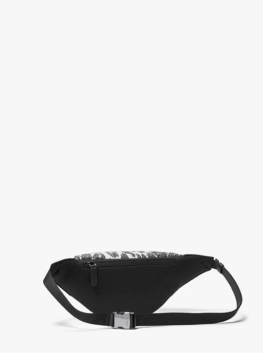 Hudson Leopard Logo Sling Pack michael kors hudson leopard logo sling pack