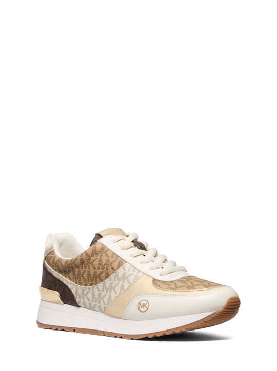 Andi Color-Block Signature Logo Trainer michael kors andi color block signature logo trainer