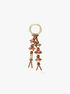 Embellished Floral Bag Charm michael kors embellished floral bag charm