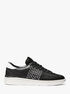 michael kors wilton grommeted leather sneaker
