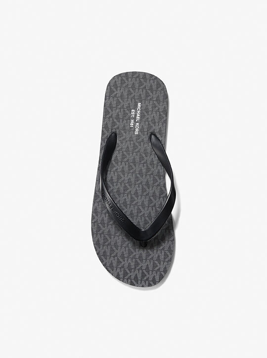 Travis Logo Flip-Flop michael kors travis logo flip flop