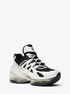 Olympia Sport Extreme Leather and Mesh Trainer michael kors olympia sport extreme leather and mesh trainer