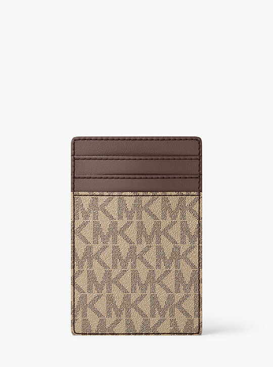 Hudson Logo Card Case michael kors hudson logo card case
