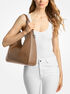 michael kors nayla medium pebbled leather hobo shoulder bag