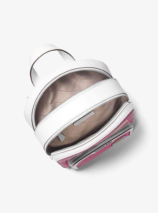 michael kors حقيبة ظهر جايسي متوسطة الحجم مزينة بشعار الماركة