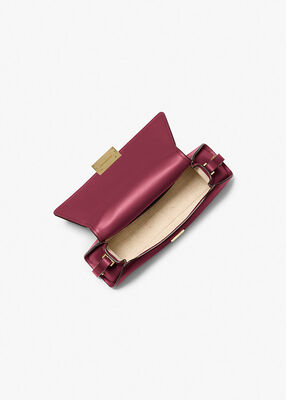 michael kors ludlow medium leather shoulder bag