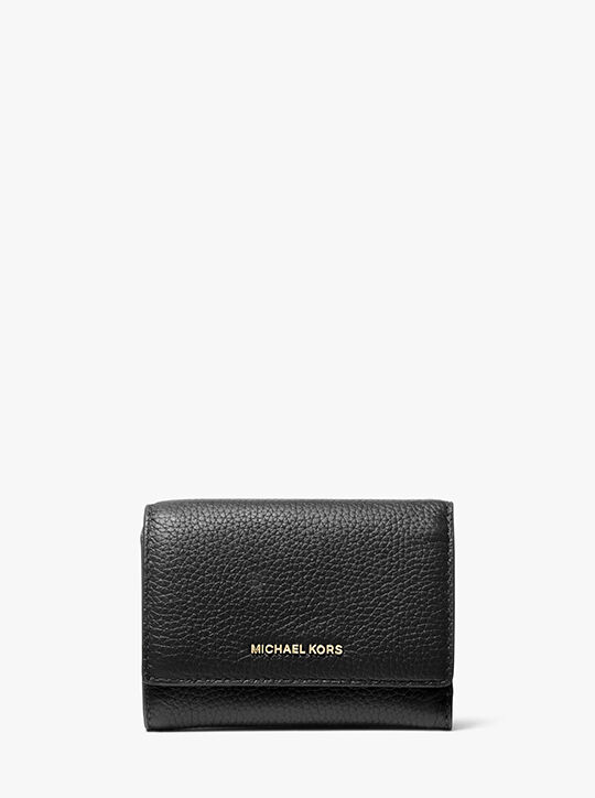 michael kors bryant medium pebbled leather wallet