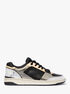 Rebel Color-Block Leather Sneaker michael kors rebel color block leather sneaker