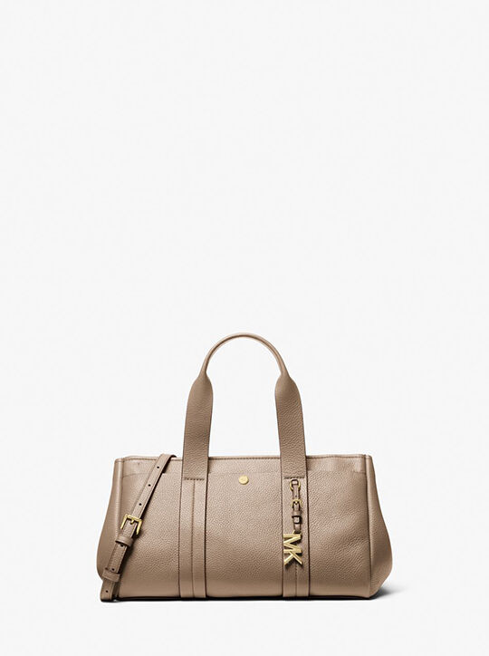 michael kors romee small pebbled leather satchel