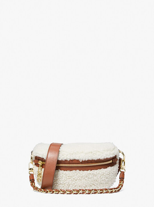 Slater Extra-Small Shearling Sling Pack michael kors slater extra small shearling sling pack