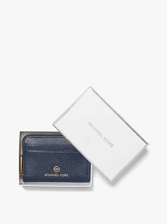 Jet Set Small Pebbled Leather Wallet michael kors jet set small pebbled leather wallet