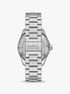 Oversized Maritime Silver-Tone Watch michael kors oversized maritime silver tone watch