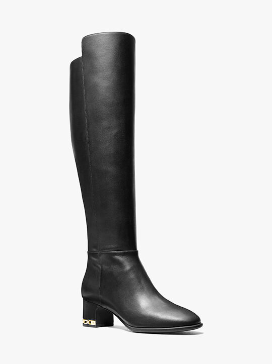 June Flex Leather Riding Boot michael kors june flex leather riding boot