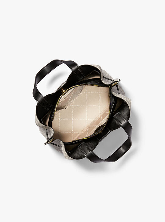 michael kors emilia small logo satchel