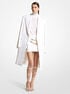 michael kors cotton and linen blend chesterfield coat