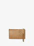 michael kors empire small woven leather card case