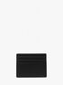 michael kors cooper pebbled leather tall card case