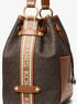 Maeve Medium Signature Logo Bucket Bag michael kors maeve medium signature logo bucket bag