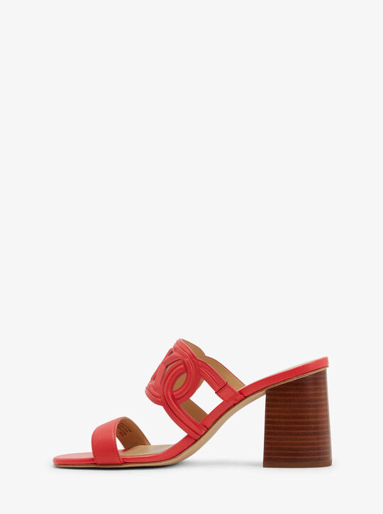 michael kors alma leather sandal