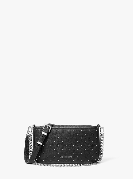 michael kors bryant small studded leather convertible pochette