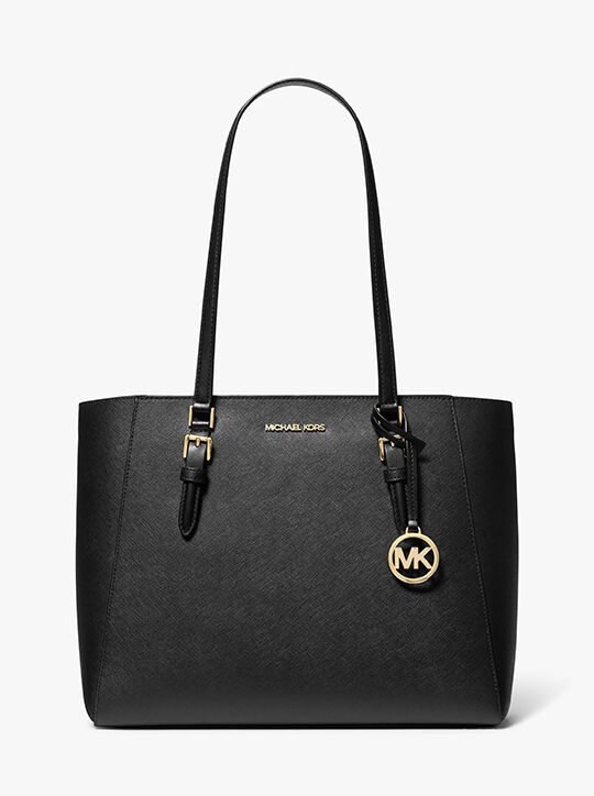 Charlotte Large Saffiano Leather 3-in-1 Tote Bag michael kors charlotte large saffiano leather 3 in 1 tote bag