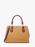 Marilyn Medium Color-Block Saffiano Leather Satchel michael kors marilyn medium color block saffiano leather satchel