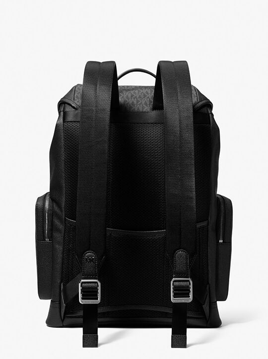 Hudson Signature Logo Backpack michael kors hudson signature logo backpack