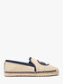 michael kors hastings two tone cotton blend canvas espadrille