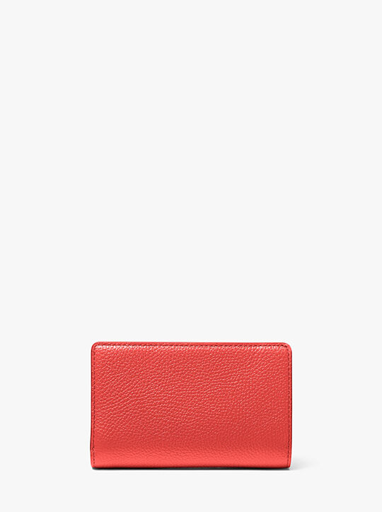 Medium Pebbled Leather Wallet michael kors medium pebbled leather wallet