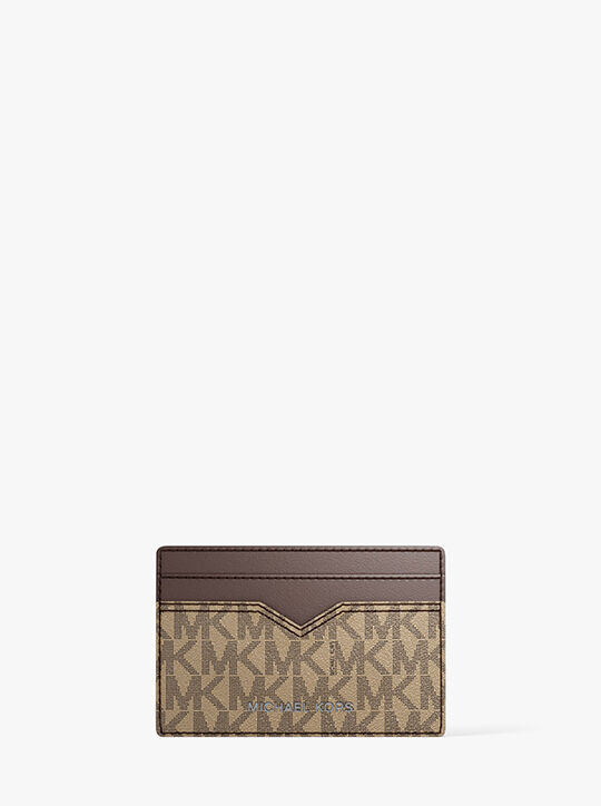 Hudson Logo Card Case michael kors hudson logo card case