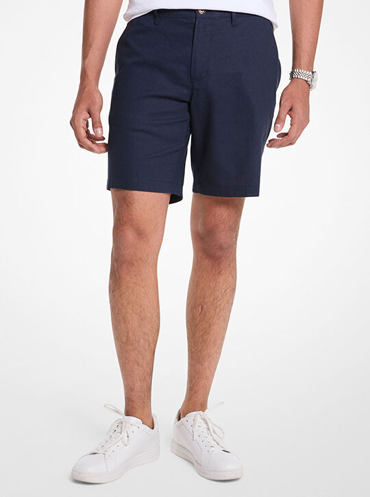 michael kors شورت من الكتان والقطن