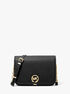 michael kors delancey medium leather messenger bag