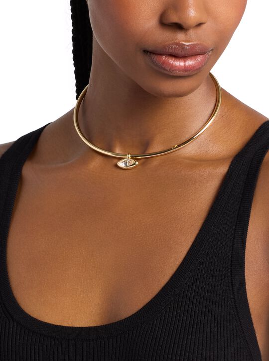 Marquise Cut Cubic Zirconia Collar Necklace michael kors marquise cut cubic zirconia collar necklace
