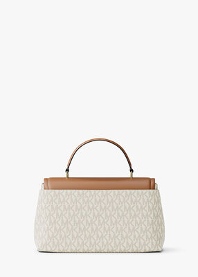 michael kors حقيبة تريبيكا صغيرة جدًا بشعار الماركة